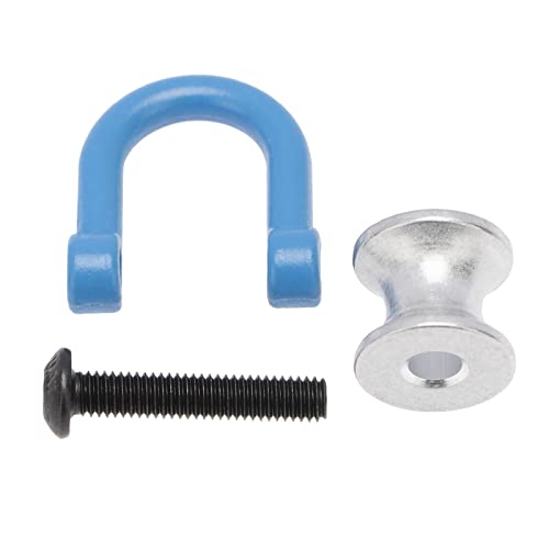 1/10 RC Car Crawler Trailer Towing Shackles - Metal Hooks for SCX10 TRX4 D90 - Upgrade Parts for Rock Climbing Cars - 5Pcs Set Included - Blue - color: Blue