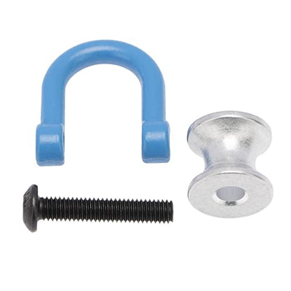 1/10 RC Car Crawler Trailer Towing Shackles - Metal Hooks for SCX10 TRX4 D90 - Upgrade Parts for Rock Climbing Cars - 5Pcs Set Included - Blue - color: Blue
