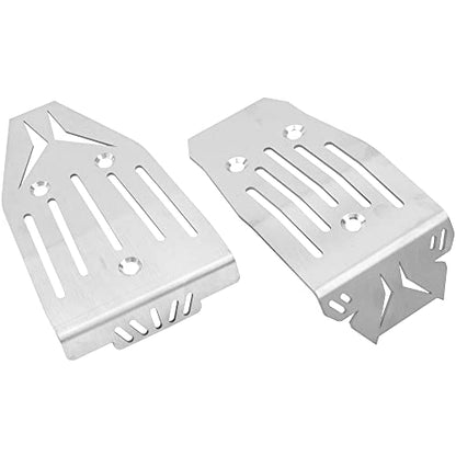 ShareGoo Stainless Steel RC Skid Plate,RC Chassis Armor Guard Plate Upgrade Parts Compatible with Arrma 1/10 Vorteks 4x4 Big Rock 3S RC Car