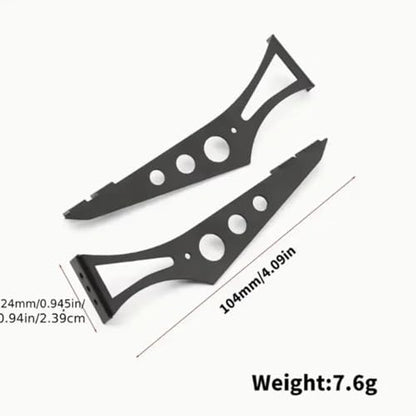 RC car Components Compatible with TT02 XV01 HSP94123 PTG2 1/10 RC On for Rally Drift Car Parts for Universal Metal Rear Wing Drag for Racing Spoiler