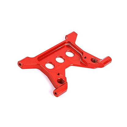RZXYL Aluminum Alloy Battery Tray Bracket Mounts for 1/10 Axial SCX10 III AXI03007 RC Crawler Car Upgrades Parts (Red) - color: Red