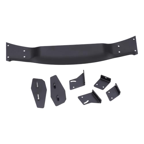 Aluminium Alloy Rear Spoiler Wing for 1/10 RC Racing Drift Car — Reduces Air Resistance, Enhances Stability, Easy Install, Black Powder Coat Finish