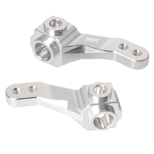 KYX Racing Aluminum Front Steering Knuckles Upgrades Parts Accessories for 1/10 Rc Crawler Tamiya The Grasshopper