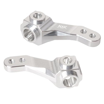 KYX Racing Aluminum Front Steering Knuckles Upgrades Parts Accessories for 1/10 Rc Crawler Tamiya The Grasshopper