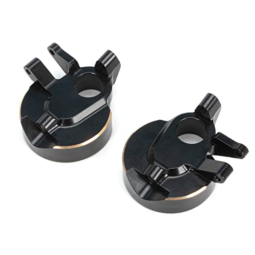 Brass Counter Weight for Axial Capra SCX10 III Capra Axle Housing Black Coating for RC Crawler 1/10 UTB10 Capra Unlimited Trail Buggy RTR 1.9 4WS Upgrade Part (A- 2pcs Steering Knuckles) - color: A- 2pcs Utb10 Steering Knuckles
