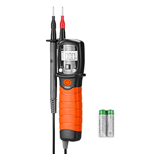 Digital Pen Multimeter AC DC 600V Voltmeter, 60M Ohm Resistance Meter, with Backlit Screen, Continuity Test Auto Power Off Electric DMM Tester BT-38B - color: BT-38B (2000 Counts)