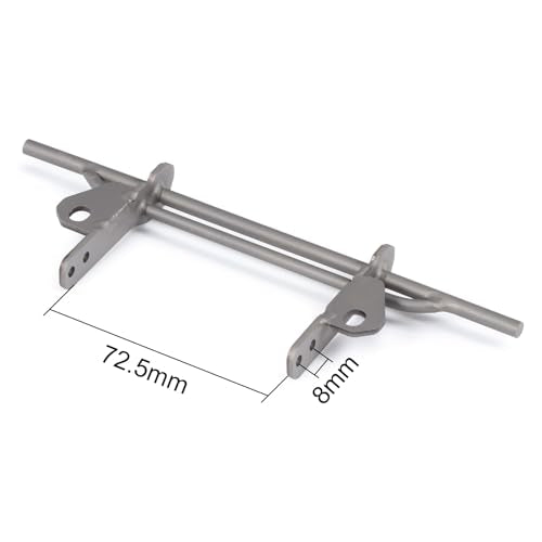 Hand Welded Grade 5 Titanium Front and Rear Bumper Bull Bar Bed Roll Bar for Vanquish VS4-10 Phoenix Chassis Body Upgrade Parts (Rear Bumper) - color: Rear Bumper