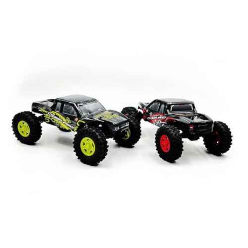 HOBBYPLUS Helidirect 1/18 RC Crawler - CR18P PRO Brushless Juice Up 4x4 RTR w HBW Electronics 2.4GHz 4CH TX 3S Lipo Battery - Remote Control Car 1/18 RC Rock Crawler 4WD Off-Road for Adults - Yellow