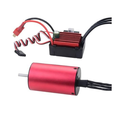 2845 Brushless Motor Compatible for 35A ESC RC Car Power Combo | For 1/12 1/14 1/16 Off-road / Buggy RC Car(1pcs 35A XT60Plug) - color: 1pcs 35a Xt60plug
