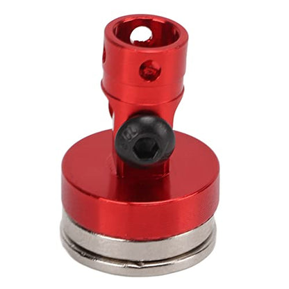 Keenso Light Aluminum Alloy RC Magnetic Body Post Set, Improve The Appearance of Your RC Car, 4 Pieces of RC Body for 1/8 1/10 Fans of Remote Control Vehicles (#1) - color: Red