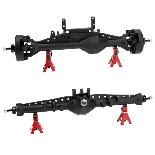 MEUS RACING 1/10 Nylon ISO Stright Axles with Front Axle Counterweight for Axial Capra II SCX10 II and Other DIY 1/10 RC Crawler (Capra Wheel Distance 224MM) - style: Capra Wheel Distance 224MM