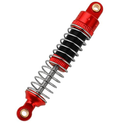 4PCS 53mm/59mm/66mm Aluminum Shocks Absorbers Oil Long Threaded Damper for 1/18 RC Crawler TRX4M TRX-4M Bronco Defender K10 Upgrade Parts (59mm red) - color: 59mm Red
