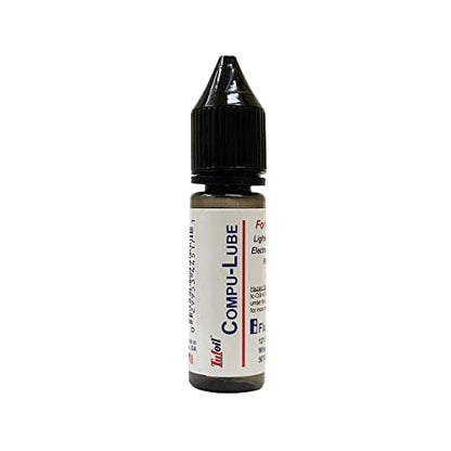Compu-Lube: 16.5 mL (.557 fl oz) Dropper Tip Bottle: Synthetic Oil to Safely Lubricate Electronics, Computers, 3D Printers, Laptop Hinges, Game Controllers, Keyboard Switches, & Computer Fans