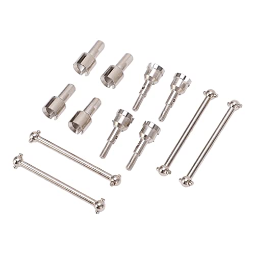 RC Dog Bone Drive Shaft,RC Dogbone Adapter Diff Cup Joint Axle as RC Car Truck Parts Replacement,RC Diff Cup Joint for A949 A959 A969 A979 K929 and Other 1/18 RC Car(Silver)