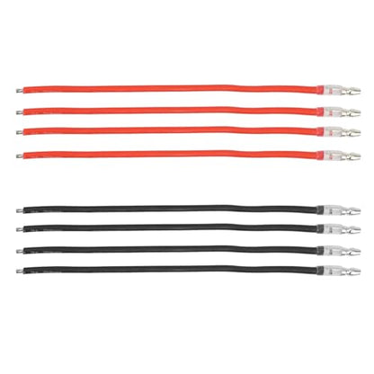 RC Car Upgrade Parts for Neebrc 370 380 390 540 550 775 795 Silicone Wire 4.0mm Male Plug Connection Cable Brushed Motor Electronic Speed Controller