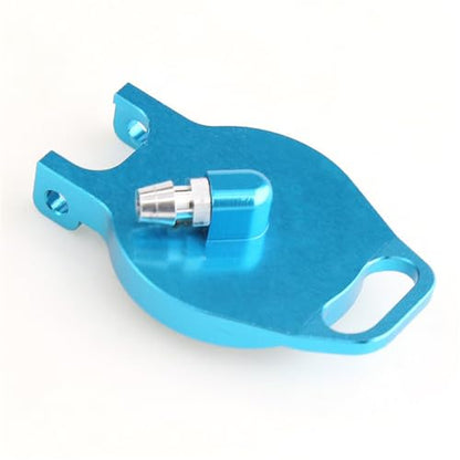 Aluminum Fuel Tank Cover Cap RC Upgraded Parts for HSP 94122 94155 94166 94177 94188 1/10 RC Car, Blue - color: Blue Fuel Tank Cover