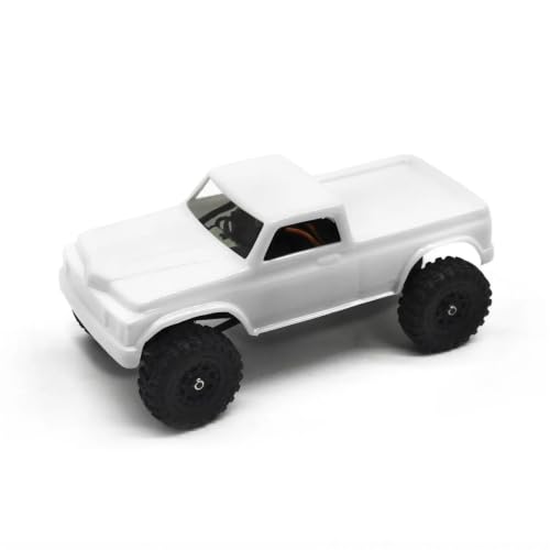 Body Shell Hand Spray Monochrome Truck for Axial for SCX30 K10 1/30 RC Remote Control Car Upgrade Parts Modify Accessories RC Car Repair Kit - color: White