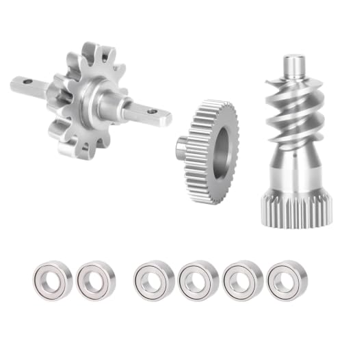 Stainless Steel Gearbox Gear Set for 1/30 Axial SCX30 RC Crawler Car Transmission Upgrade Parts