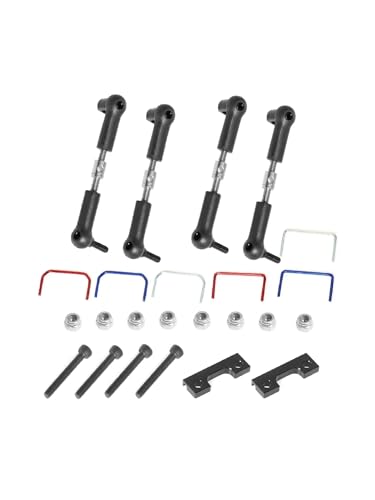 Rc Connecting Rod for Traxxas for Slash for E-Revo 1/16 Front and Rear Wide Sway Bar Anti Roll Bar Kit RC Car Parts and Accessories Upgrade Replacement Use