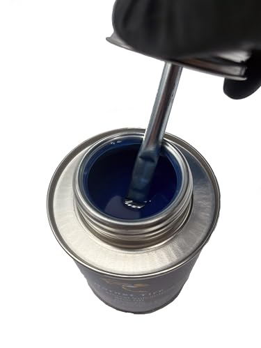 Heavy Duty Blue Tire Repair Vulcanizing Cement W/Brush Top Can (8oz - Single) - size: 8oz - HD Blue - Single