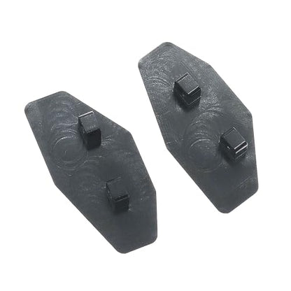 Aluminum Carbon Fiber Rear Wing Tail Spoiler for Losi 1/24 Micro-B 2WD Buggy RC Tail Wing Parts (Carbon Fiber Tail Wing) - color: Carbon Fiber Tail Wing