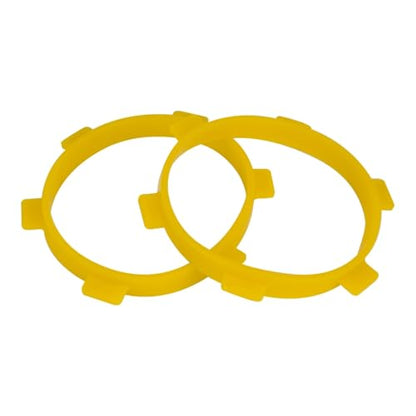 RC Upgrade Accessories for 1/8 Off Road for Buggy 1/10 Off-Road Short-Course/Stadium Truck Wheel Glue Assist 2pcs ﻿Tire Mounting Glue Bands Glueing Tool(Yellow) - size: Yellow