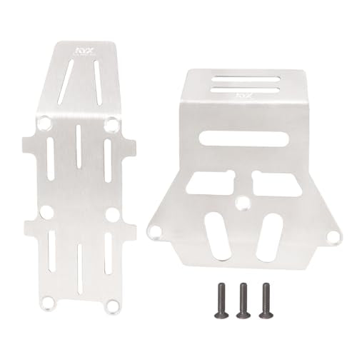 KYX Racing Stainless Steel Skid Plate Guard Chassis Guard Upgrades Parts Accessories for 1/10 Rc Crawler Tamiya Hornet-EVO