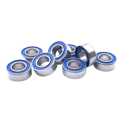 MR84RS Bearing 10PCS 4x8x3 mm Electric RC Car Truck MR84 RS 2RS Ball Bearings MR84-2RS Blue Sealed(MR63RS 3x6x2.5) - size: MR63RS 3x6x2.5
