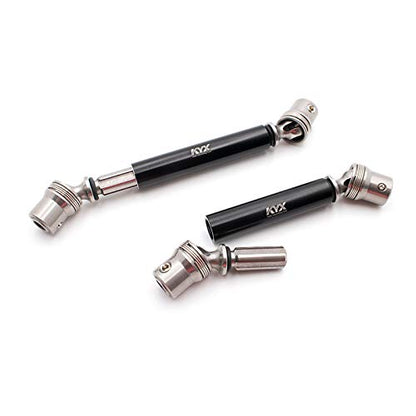 KYX Racing Stainless Steel Center Drive Shaft Dogbone Upgrades Parts Accessories for RC Crawler Car Axial SCX10 III AXI03007