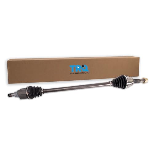 TRQ Front Passenger Side CV Axle Assembly Compatible with 13-16 Nissan Sentra Automatic Transmission CVT 17-18 Sentra S SL SV SR Automatic Transmission CVT - style: CSA34121