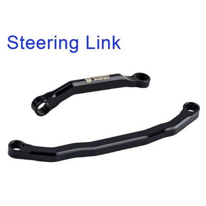 Brass High Clearance Chassis Links Set for Axial SCX30 1/30 RC Crawler Car Upgrades,Black Coating - style: Brass