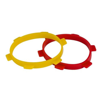 RC Tire Glue Bands Tool Compatible with 1/8 Off-Road Buggy and 1/10 Short-Course Stadium Compatible Glueing Solution(Yellow 2PCS)