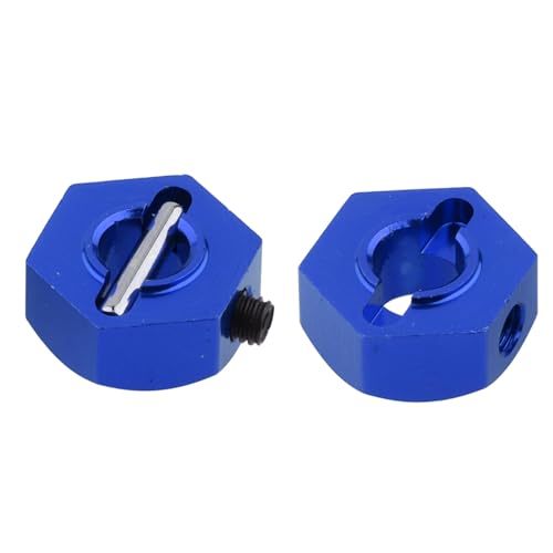 12mm Hex Wheel Hubs Aluminum Hex Adapte for 1/10 Traxxas Slash 2WD Rustler Stampede Replace 1654 3654 Upgrades(4PCS)