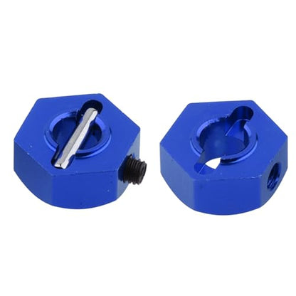 12mm Hex Wheel Hubs Aluminum Hex Adapte for 1/10 Traxxas Slash 2WD Rustler Stampede Replace 1654 3654 Upgrades(4PCS)