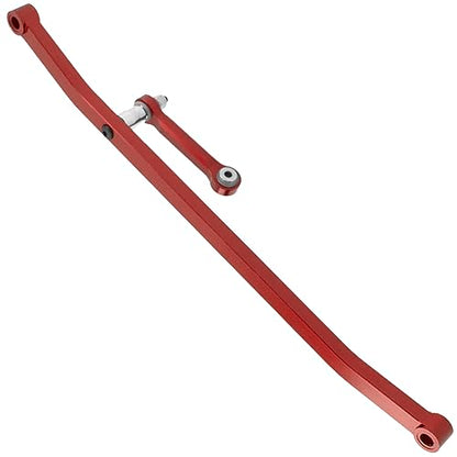 ShareGoo Metal Front Steering Linkage Set Steering Tie Rod #LOS241030 Compatible with 1/8 Losi LMT Soild Axle 4WD RC Monster Truck (Red) - color: Red