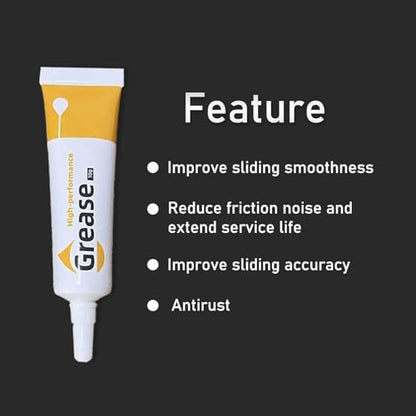 3D Printer Part High Performance Synthetic Lubricant Gear Grease Optical Axis Grease for Bambu Lab Series/Creality Ender 3/Ender 3 Pro/Ender 3 V2/Ender 3 S1/K1/Ender 3 V3/Kobra s1 Series