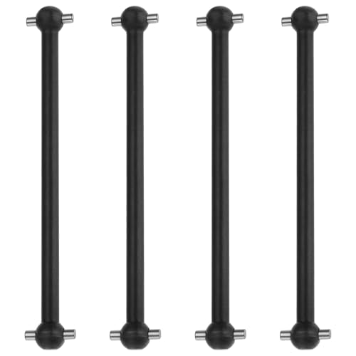 4pcs RC Car Drive Shafts 70mm/64mm Dog Bone Drive Shaft Centre Drive Joint Accessory Suitable for Common 1:6 1:8 1:10 1:12 RC Car Models - size: 70mm/64mm