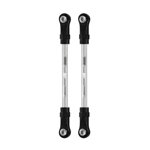 INJORA Stainless Steel Builders Links with Rod Ends for TRX4 SCX10 1/10 RC Crawler Car Upgrade(95mm) - size: 95mm