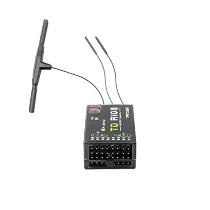 FrSky TD R10 Triple Antenna Compatible with 900Mhz and 2.4Ghz 10 Channel Low Latency Signal and Long-Range Receiver