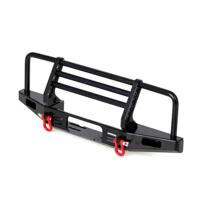 LCX Racing 1/10th RC Crawler Car Aluminum Bull Push Bar Front Bumper for Traxxas TRX4 Axial SCX10 II III PRO Gen7 Gen8 Gen9 D90 Wraith, Upgrades Parts Accessories