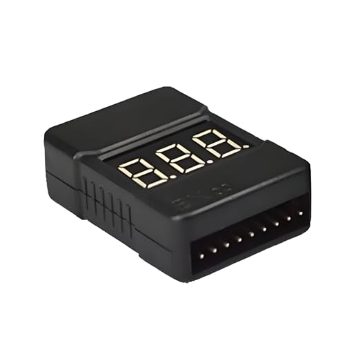 2pcs BX100 1-8S LiPo Battery Voltage Tester Low Voltage Buzzer Alarm RC LiPo Voltage Indicator Checker