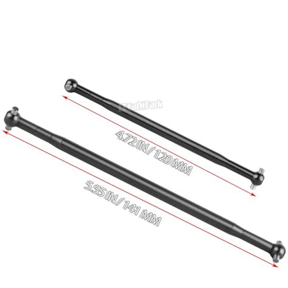 RC Drive Shaft Dogbone Upgrades Part for 1/8 Kraton 6S BLX Talion 6S BLX,Front Rear Centor Driveshaft Axles Dogbone,Replace #AR310472#AR310460,Black