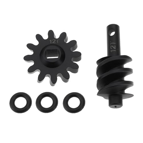 Underdrive 12T Differential Gears Axle Steel Gears Compatible with Axial 1/24 AX24 SCX24 Trucks