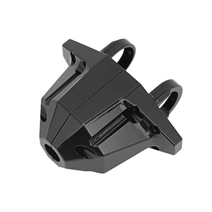 RC Rear Axle Gearbox Housing, Aluminium Alloy Strong Easy Installation RC Axle Gearbox Housing RC Exterior Gear Box Shell Cover for 1/7 UDR (Black)