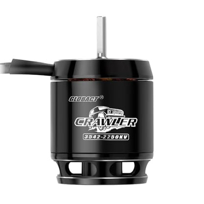 GLOBACT 2250KV 3542 Brushless Motor for 1/8 1/10 TRX4 TRX6 SCX10 I II III - size: 2250KV