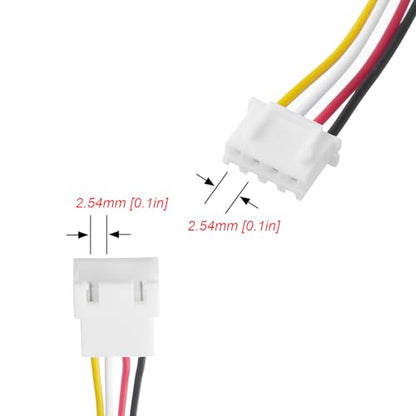 20 Pairs JST-XH 2.54 4Pin Connector Balance Plug Lead Socket. | Plug Lead Socket Male and Female with 100mm Silicone Wire Cables,4 pin jst connector