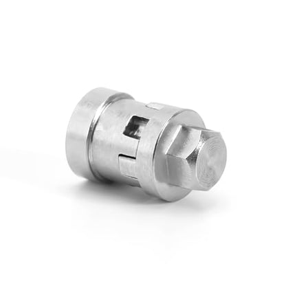 INJORA M2 Wheel Nuts 6mm Stainless Steel Nuts 4PCS for 1/24 RC Crawler Axial SCX24 AX24 Upgrade - size: 6mm