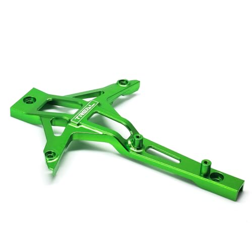 TREAL Aluminum 7075 Front Chassis Brace for 1/10 Maxx and 1/8 Maxx Slash(Green) - color: Green