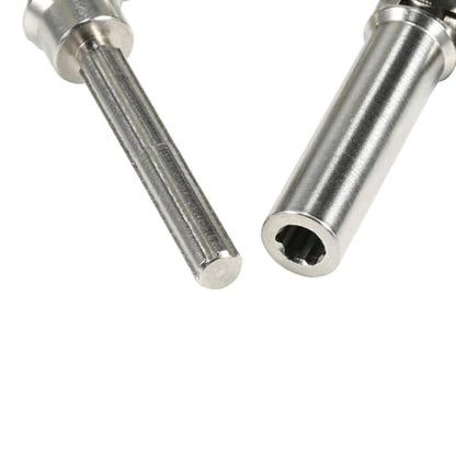 RC Upgrade Parts for Rustler for Stampede for Hoss 4x4 for VXL HQ727 Machined Stainless Steel for Slash Drive Shaft for Universal Joint Driveshaft RC Truck Upgrade
