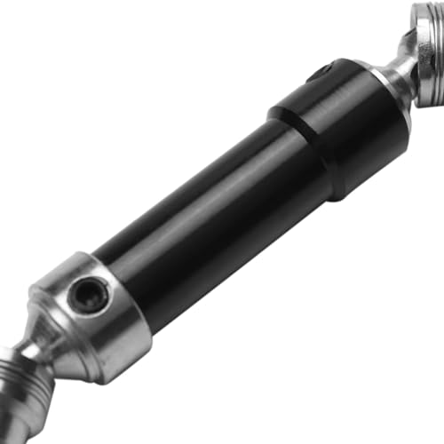 RC Car Drive Shafts Compatible with Wltoys 12428 12423 1/12 RC Short Course for Desert for Buggy Off-Road Car Parts 2Pcs Metal Rear Center Drive Shaft CVD